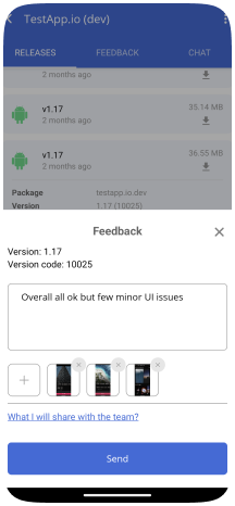 Share feedback